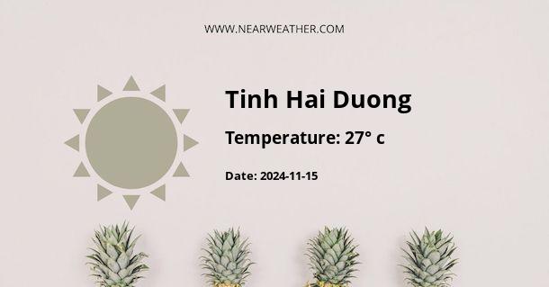 Weather in Tinh Hai Duong