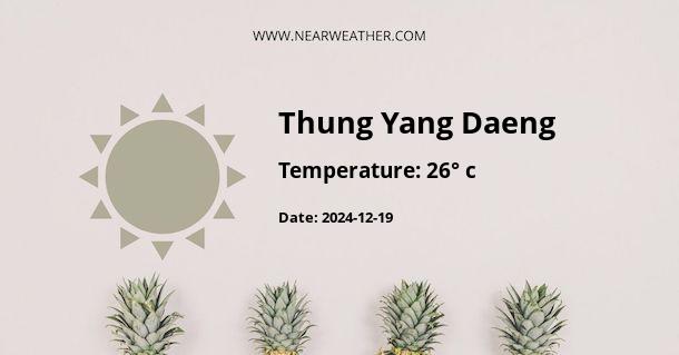 Weather in Thung Yang Daeng