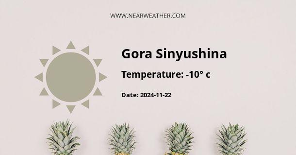 Weather in Gora Sinyushina