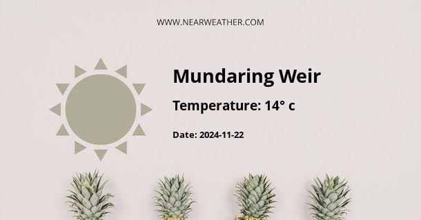 Weather in Mundaring Weir