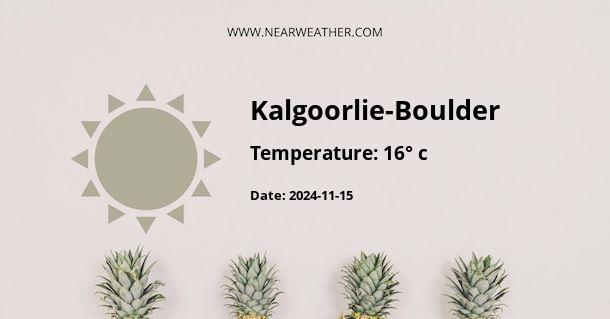 Weather in Kalgoorlie-Boulder