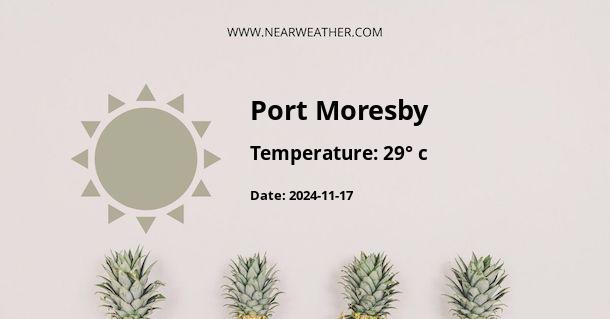 Weather in Port Moresby