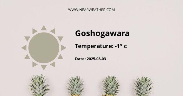 Weather in Goshogawara