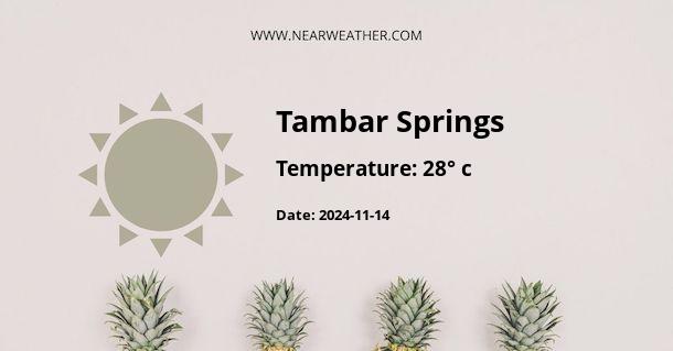 Weather in Tambar Springs