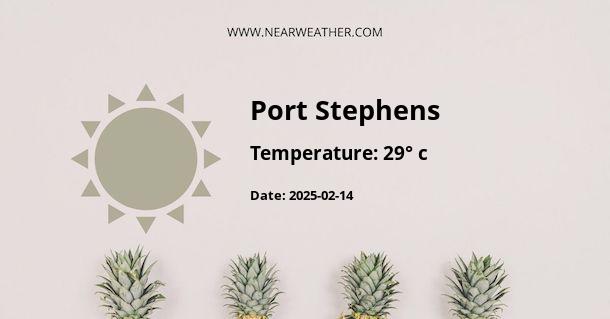 Weather in Port Stephens