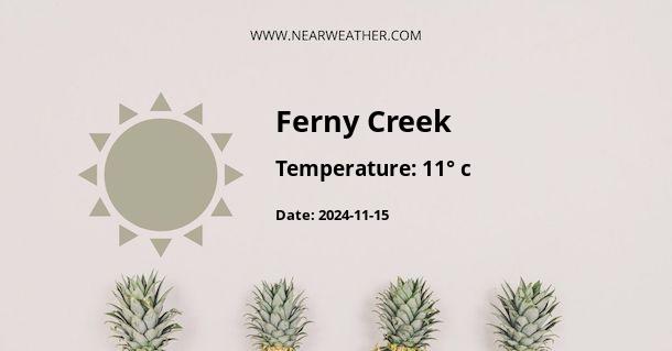 Weather in Ferny Creek