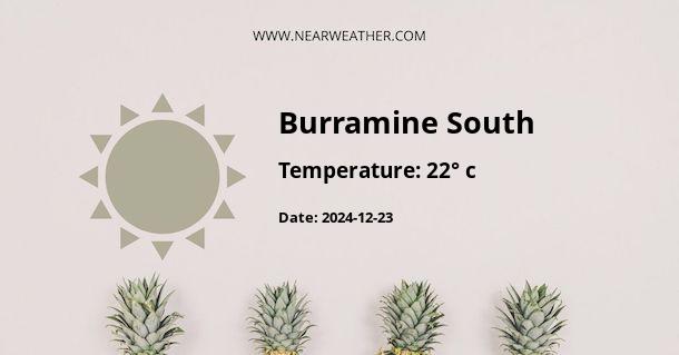 Weather in Burramine South