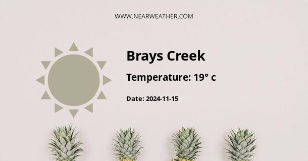 Weather in Brays Creek