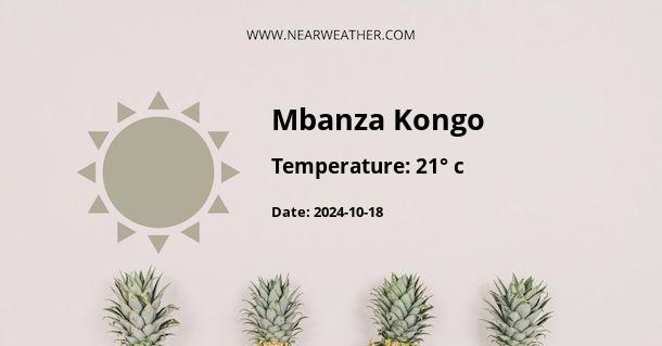 Weather in Mbanza Kongo