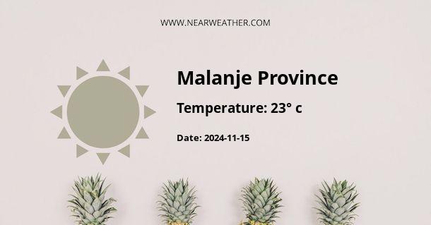 Weather in Malanje Province