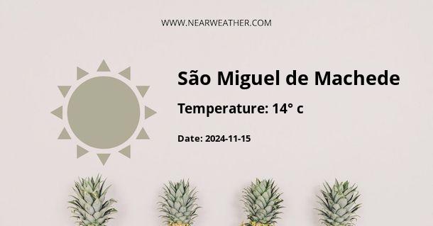 Weather in São Miguel de Machede