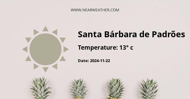 Weather in Santa Bárbara de Padrões