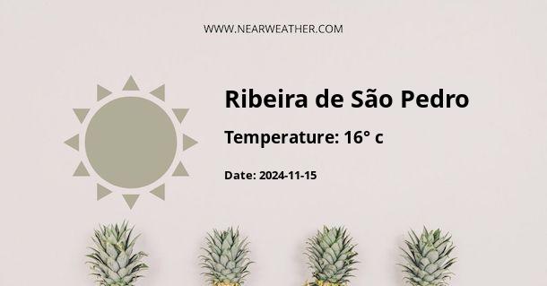 Weather in Ribeira de São Pedro