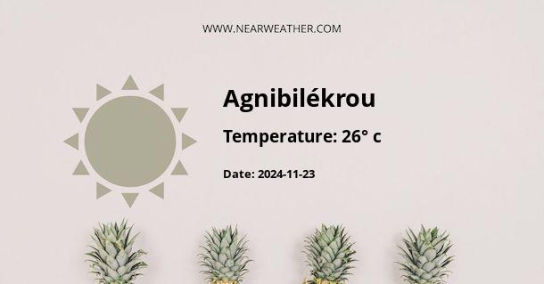 Weather in Agnibilékrou