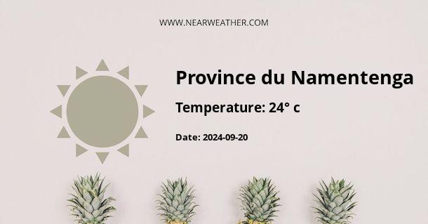 Weather in Province du Namentenga