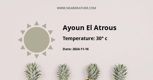 Weather in Ayoun El Atrous