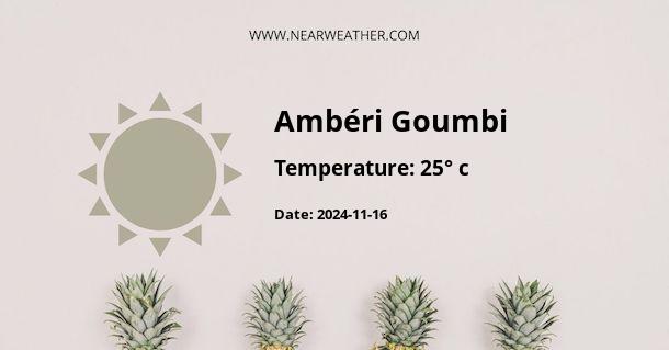 Weather in Ambéri Goumbi