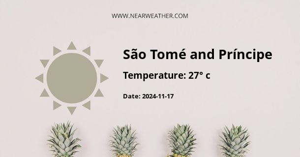 Weather in São Tomé and Príncipe