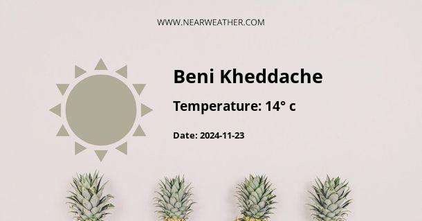 Weather in Beni Kheddache