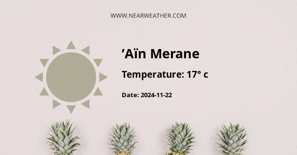 Weather in ’Aïn Merane