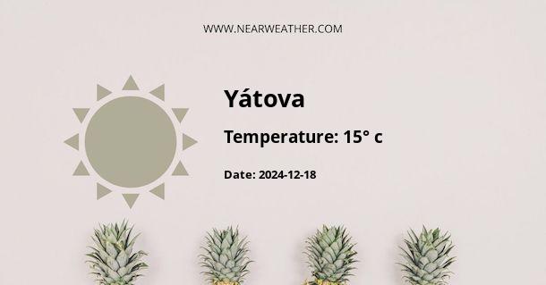 Weather in Yátova