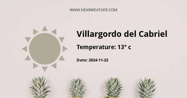 Weather in Villargordo del Cabriel