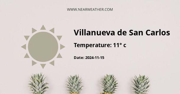 Weather in Villanueva de San Carlos