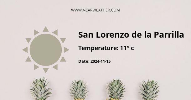 Weather in San Lorenzo de la Parrilla