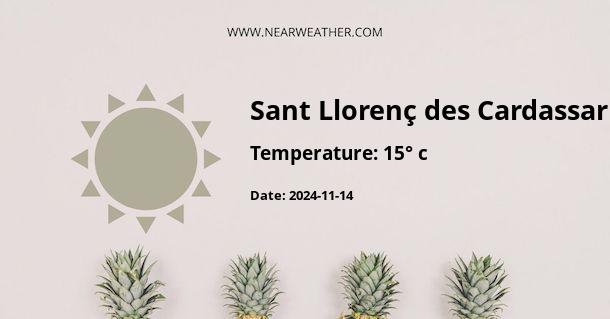 Weather in Sant Llorenç des Cardassar