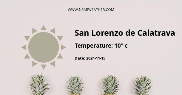 Weather in San Lorenzo de Calatrava