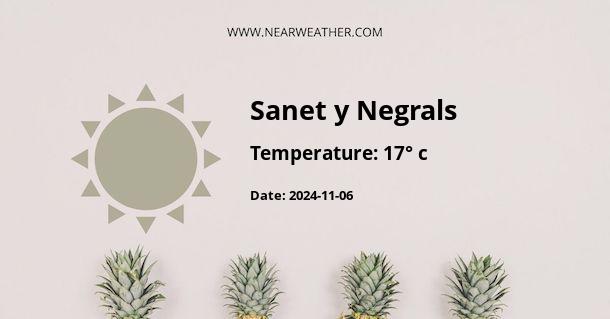 Weather in Sanet y Negrals