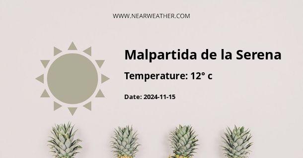 Weather in Malpartida de la Serena