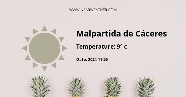 Weather in Malpartida de Cáceres