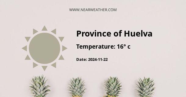 Weather in Province of Huelva