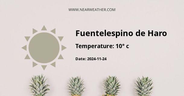 Weather in Fuentelespino de Haro