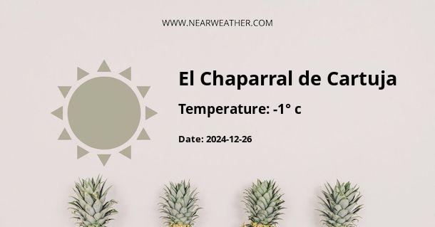 Weather in El Chaparral de Cartuja