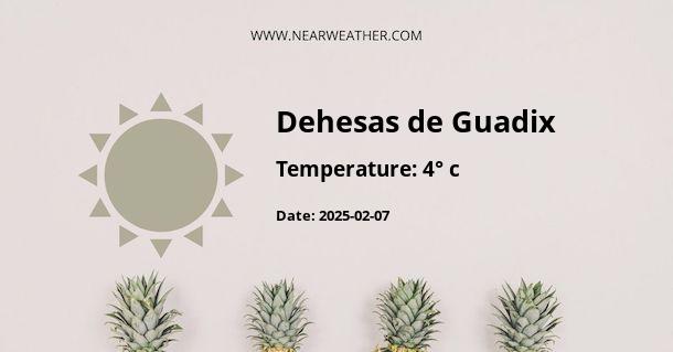 Weather in Dehesas de Guadix