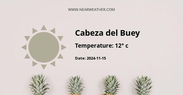 Weather in Cabeza del Buey