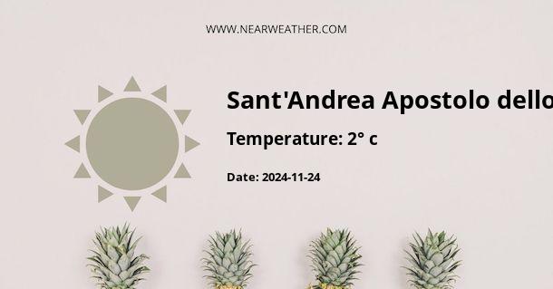 Weather in Sant'Andrea Apostolo dello Ionio