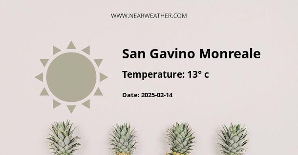 Weather in San Gavino Monreale