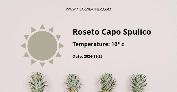 Weather in Roseto Capo Spulico