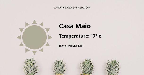 Weather in Casa Maio