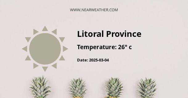 Weather in Litoral Province