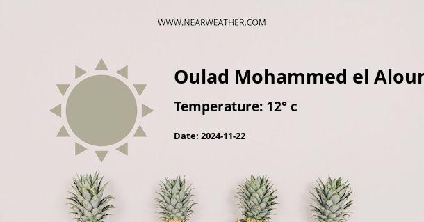 Weather in Oulad Mohammed el Alounia