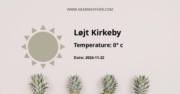 Weather in Løjt Kirkeby