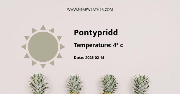 Weather in Pontypridd