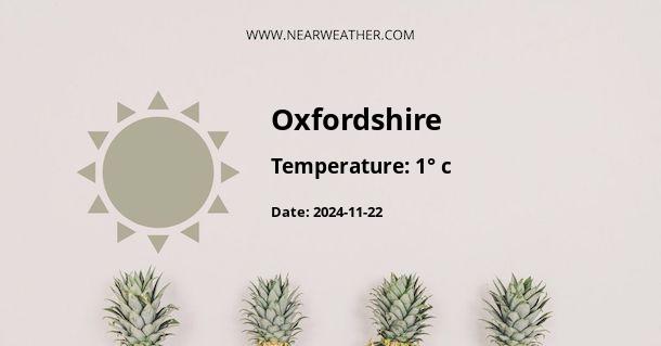 Weather in Oxfordshire