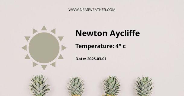 Weather in Newton Aycliffe