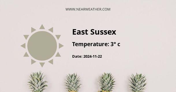 Weather in East Sussex