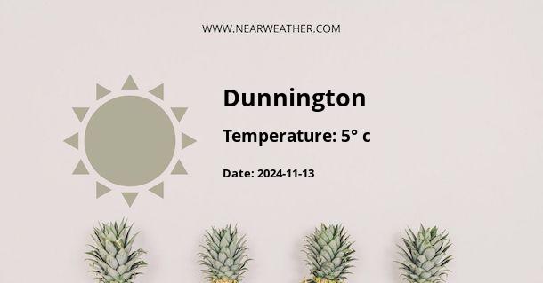 Weather in Dunnington